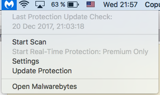 malwarebytes mac stuck on scanning for threats